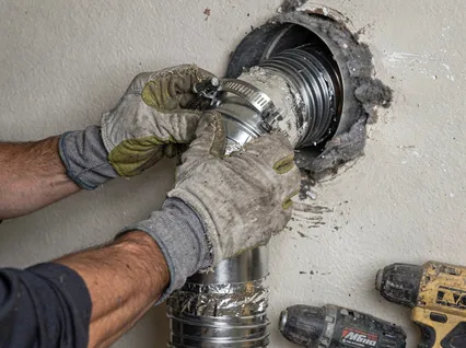 Dryer Vent Hose Installation in Kingston