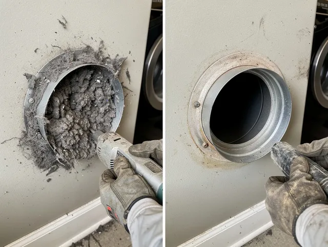 Professional clogged vent cleaning by Kingston Dryer Vent Cleaning in Kingston