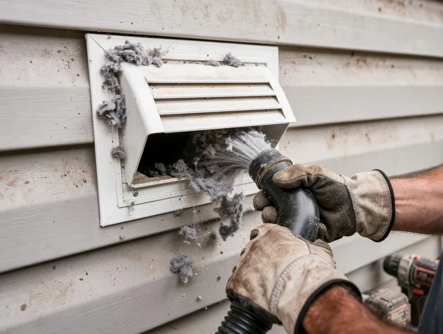 Professional dryer vent cleaning by Kingston Dryer Vent Cleaning in Kingston