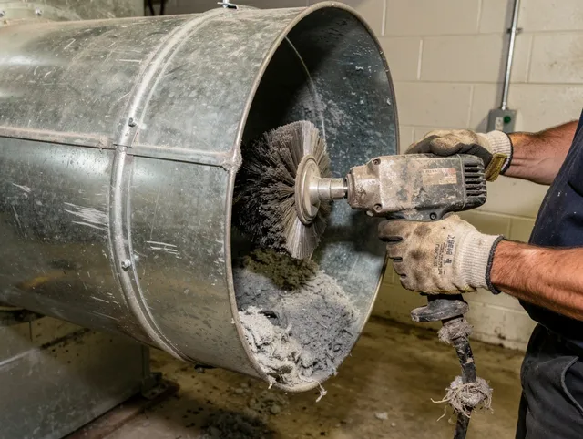 Industrial-grade dryer vent cleaning by Kingston Dryer Vent Cleaning in Kingston